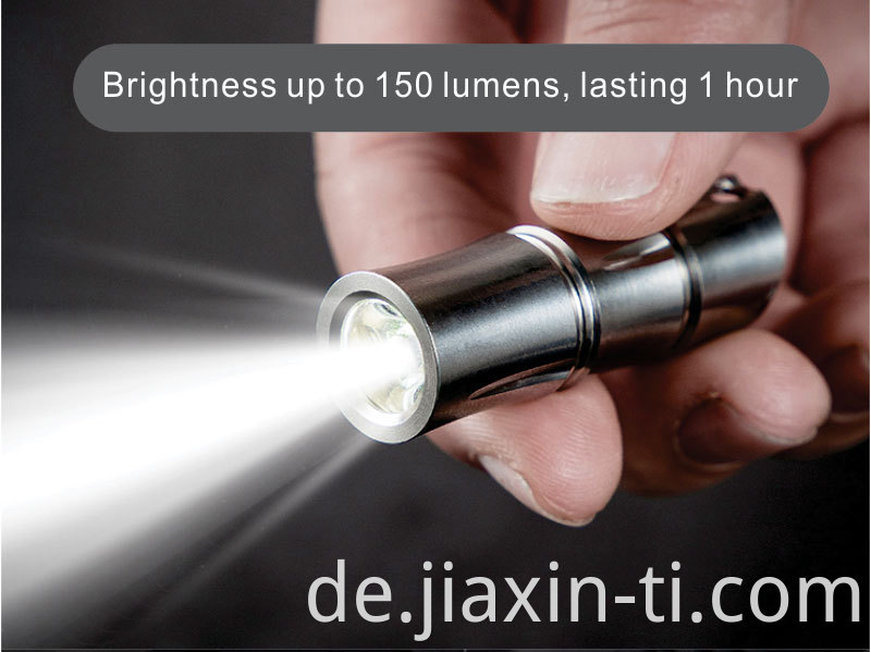 titanium keychain flashlight 